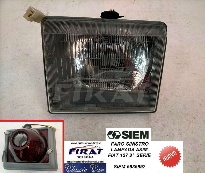 FARO FIAT 127 3 SERIE SX SIEM